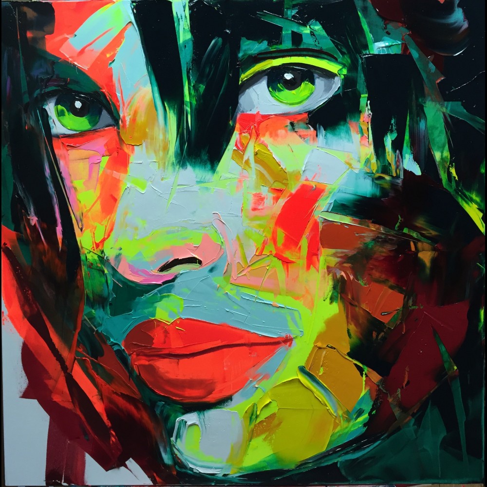 Francoise Nielly Portrait Palette Painting Expression Face014